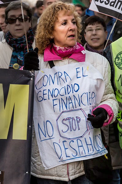 Les indignés Barcelone