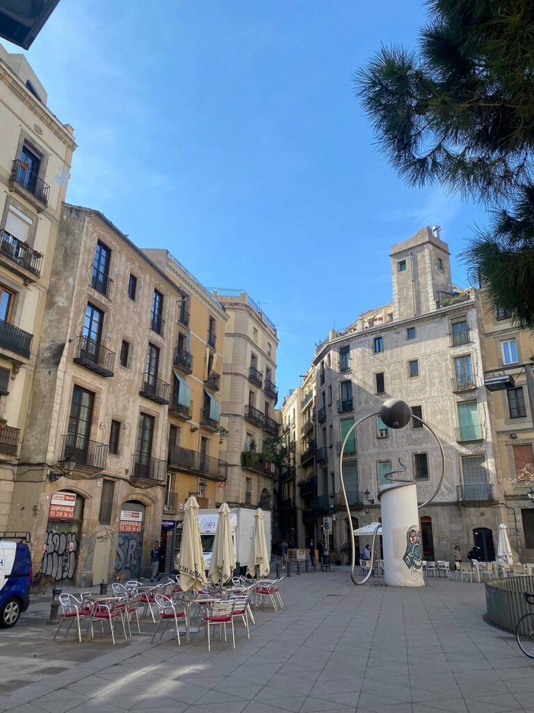 place de george Orwell à Barcelone