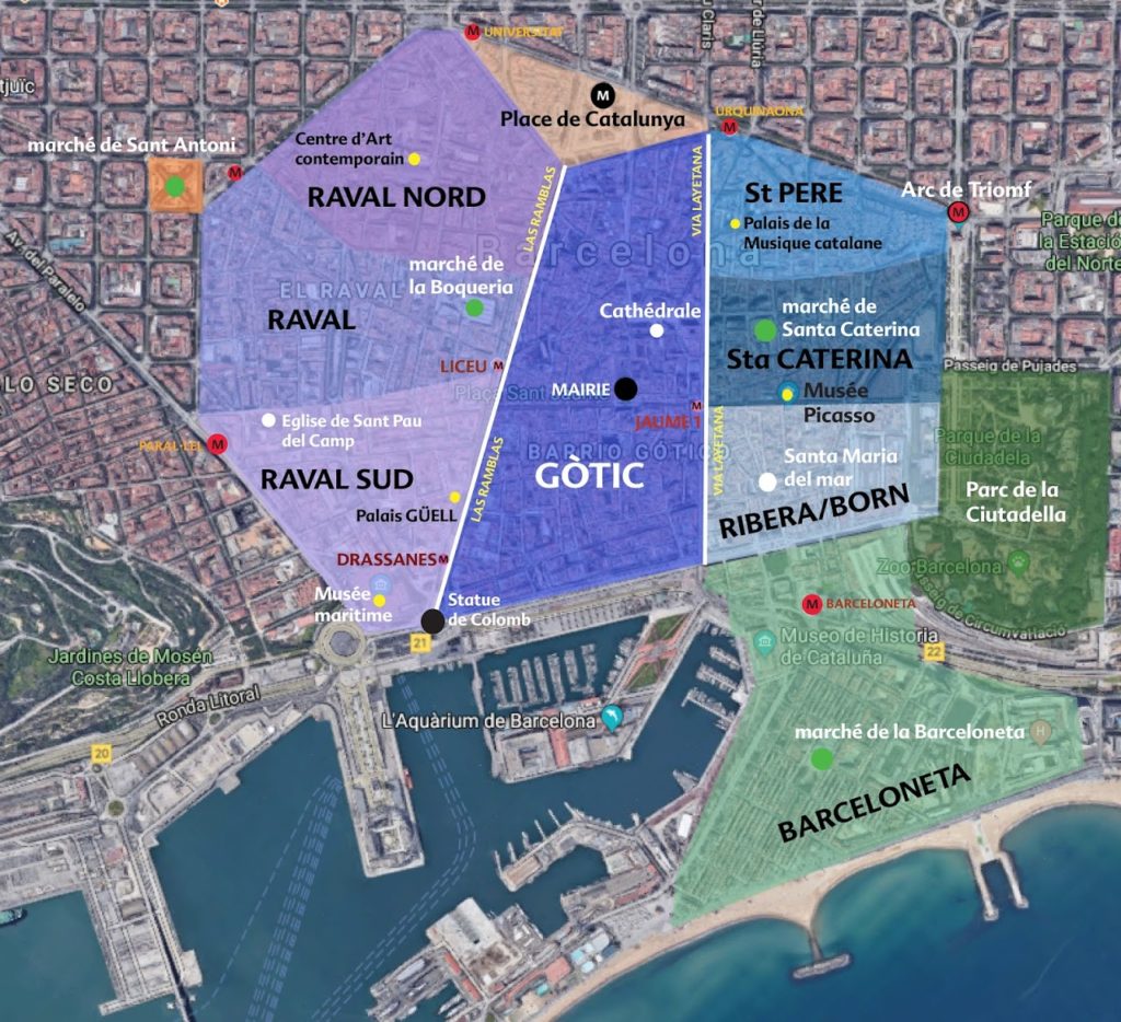Visiter Barcelone à pied avec un guide français