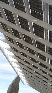 La plaque photovoltaïque de Barcelone