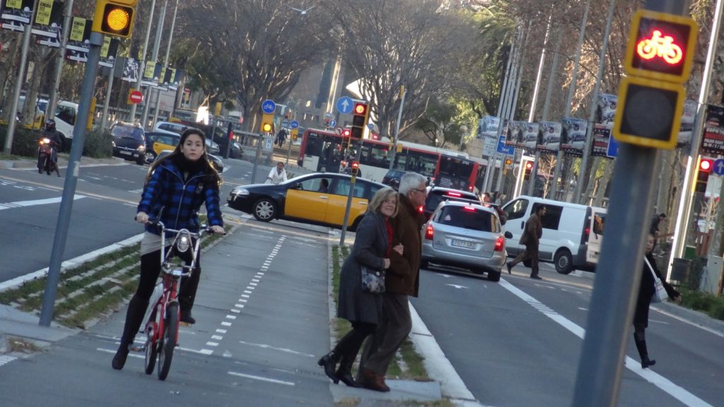 Faire du vélo à Barcelone