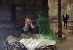 The_Absinthe_Drinker by_Viktor_Oliva
