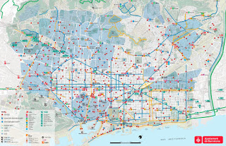 les pistes cyclables de Barcelone