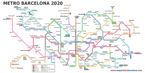 metro barcelone transport publics et titres de transport barcelone