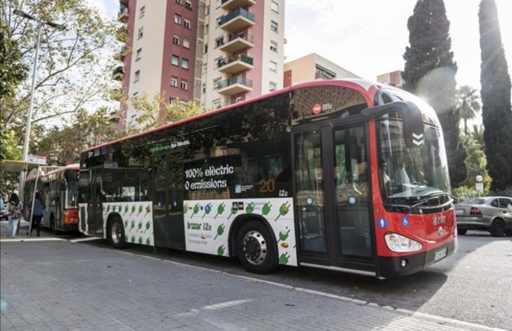 les transports publics à barcelone en famille